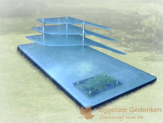 Glazen grafmonument AE61