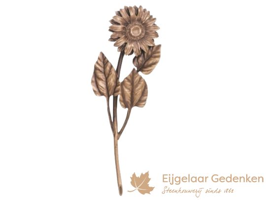 Grafdecoratie zonnebloem F5909