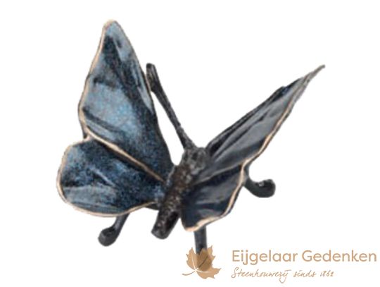 Grafornament van een bronzen vlinder F6053fa