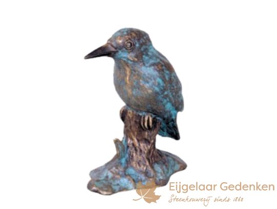 Grafornament van een ijsvogel F6006fa