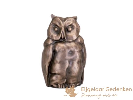 Grafornament van een uil F6014