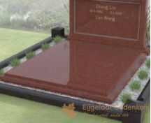 Chinees dubbel grafmonument foto 3