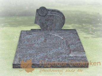 Dubbel grafmonument voor familiegraf 012
