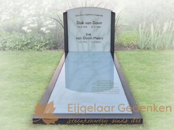 Glazen grafmonument