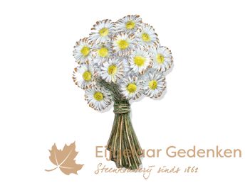 Grafdecoratie bloemen S20859