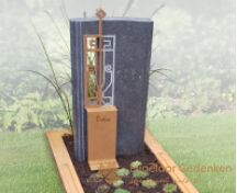 Grafmonument cortenstaal  foto 1