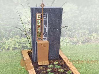 Grafmonument cortenstaal 