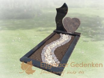 Grafmonument met sierlijke zuil