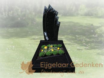 Grafmonument met Swarovski kristallen