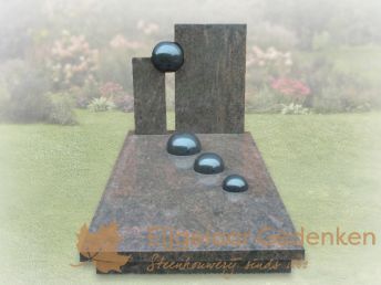 Grafmonument model E058 met ballen