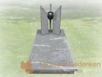 Grafmonument model E070 |met 3 zuilen