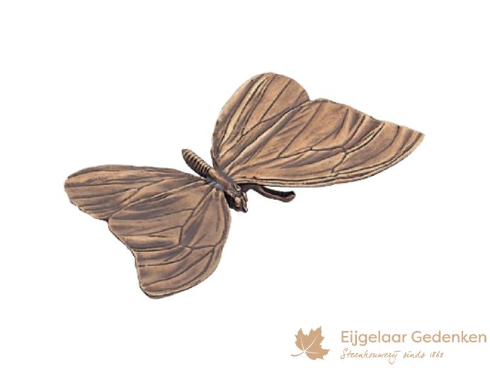 Grafornament van een bronzen vlinder F5748&nbsp; foto 1