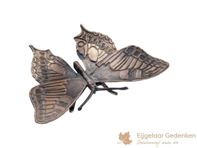 Grafornament van een bronzen vlinder F5997&nbsp; foto 1