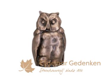 Grafornament van een uil F6014