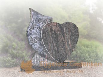 Grafsteen hart 3 | E014