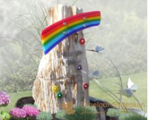 Kindergrafsteen regenboog foto 2