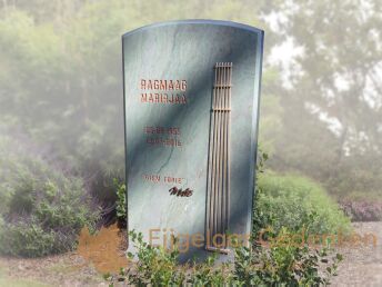 Kort grafmonument natuursteen