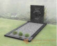 Modern budget grafmonument met open gedeelte foto 1