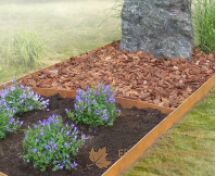 Natuurlijk grafmonument ruwe steen foto 3